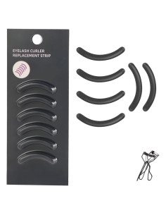 Recargas de Rizador de Pestañas UXIETIN 6PCS Silicona Negra