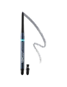 Lápiz de Eyeliner Retráctil Impermeable Sephora 12HR Gris