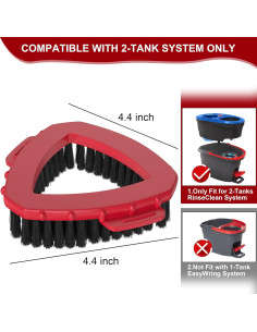 Cabezal de Fregona Giratoria Aifacay 2 Piezas para O-Cedar 2