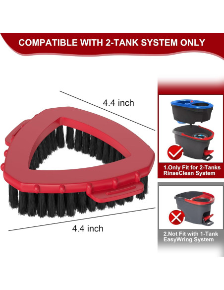 Cabezal de Fregona Giratoria Aifacay 2 Piezas para O-Cedar