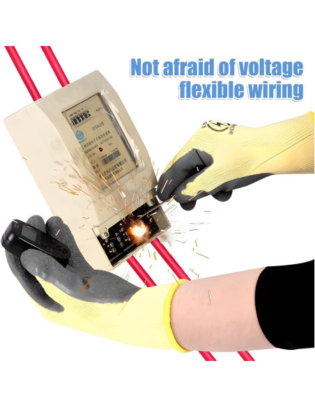 Guantes Aislantes de Alta Tensión 400V - Antideslizantes - ST-001