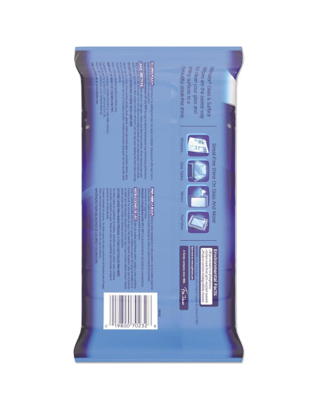 Toallitas Húmedas para Vidrio Windex Original 28 Unidades