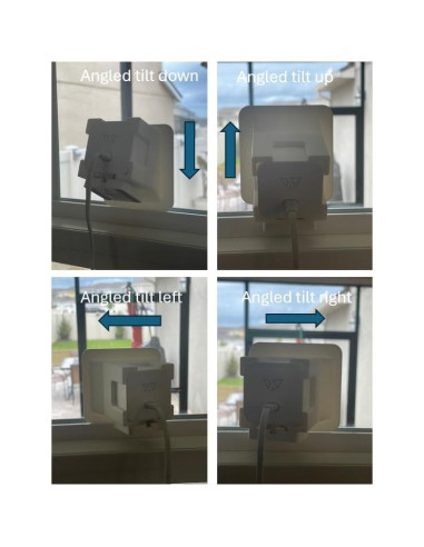 Soporte de Ventana FUSION3D para Wyze Cam V3/V3 Pro/V4 - Paquete de 2