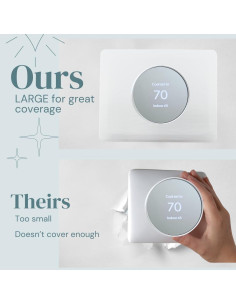 Placa de Pared Rectangular Adorna One para Termostato Nest 2020 2