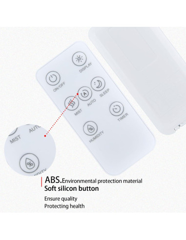 Control Remoto Reemplazo Oumeite para Humidificador LEVOIT 10L