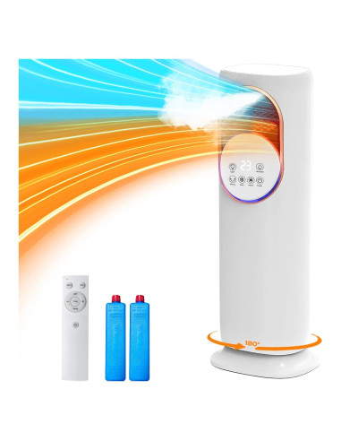 Combo Ventilador y Calefactor XWLAI HF-01 4 en 1 81 cm