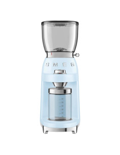Molinillo de Café SMEG CGF11 Retro Azul Pastel 30 Configuraciones