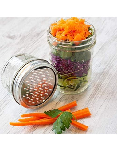 Juego de Ralladores para Tarros Microplane - Acero Inoxidable