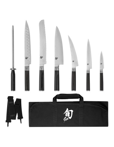 Conjunto de cuchillos Shun Classic 8 piezas para estudiantes