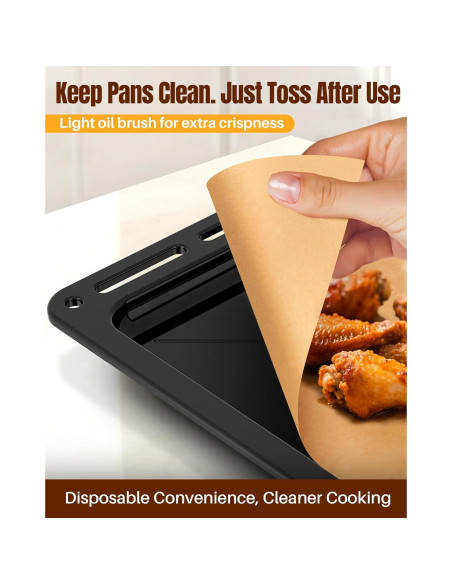 140 Hojas de Papel Pergamino Yomeixte 23x33 cm Antiadherente