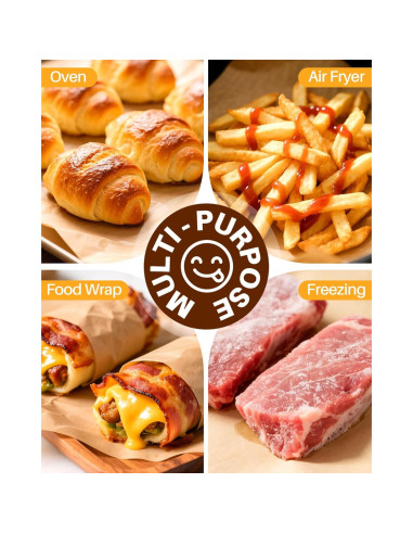 140 Hojas de Papel Pergamino Yomeixte 23x33 cm Antiadherente