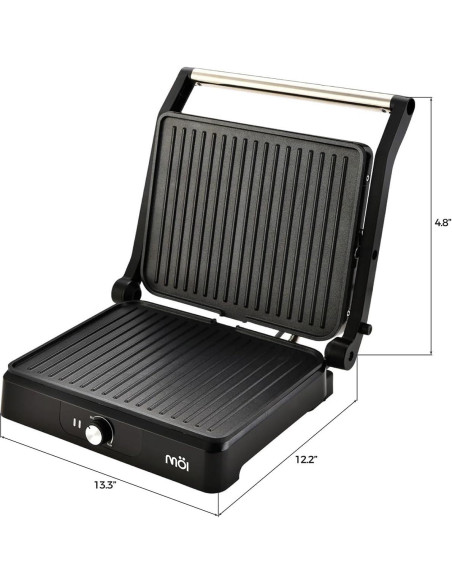 Prensa Panini MOI MPM4SLSSGM Acero Inoxidable 28x23cm