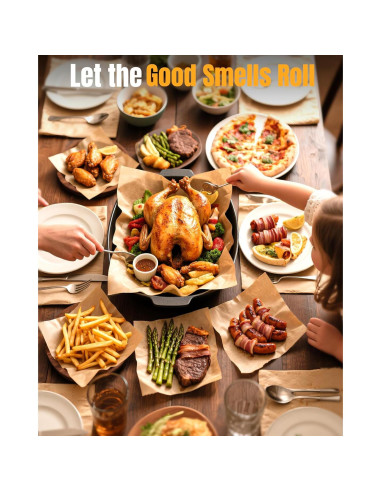 140 Hojas de Papel Pergamino Yomeixte 23x33 cm Antiadherente