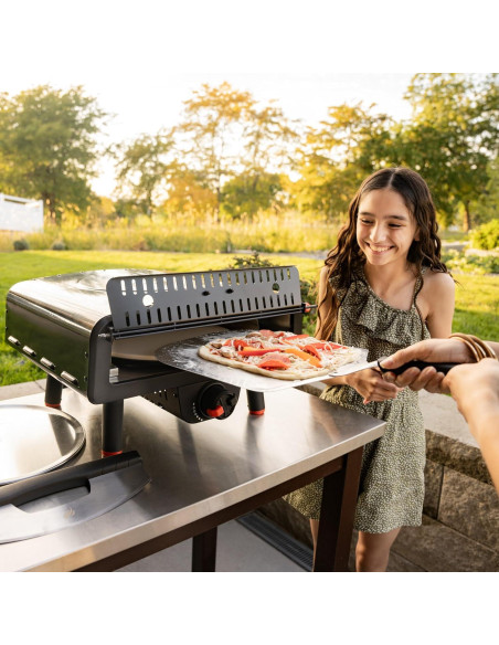 Horno de Pizza de Mesa Blackstone 2379, 33 cm, Negro Mate