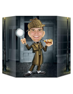 Banner de Foto Sherlock Holmes Beistle 94x63.5 cm Multicolor