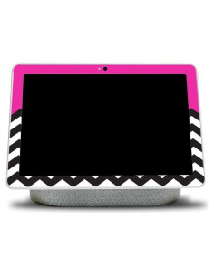 MightySkins Funda Vinilo para Google Nest Hub Max - Chevron Rosa