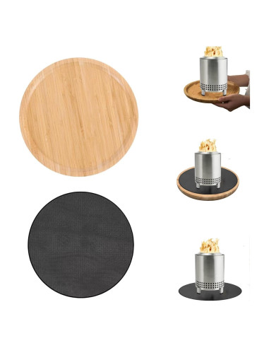 Tapete y bandeja para fogata PNLLDDCN 10" - Protección y estilo