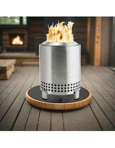 Tapete y bandeja para fogata PNLLDDCN 10" - Protección y estilo 2