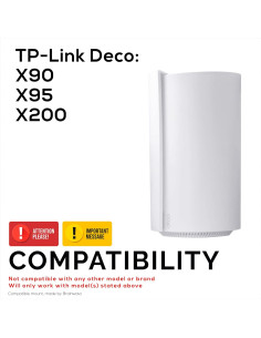 Soporte de Pared Adhesivo Brainwavz para Router TP Link Deco X90/X95/XE200 2