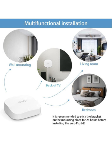 Soporte de pared OkeMeeo para eero Pro 6E - 2 paquetes