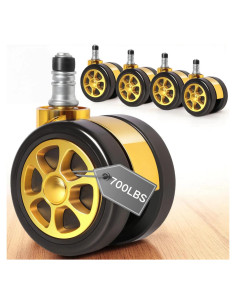 Ruedas de Reemplazo para Sillas de Oficina Wieyunn 6.35 cm