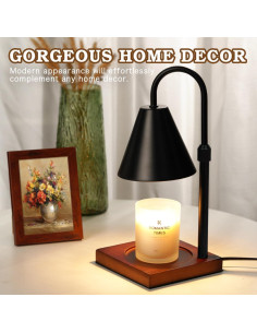 Lámpara Calentadora de Velas Funistree Negra con Temporizador 2