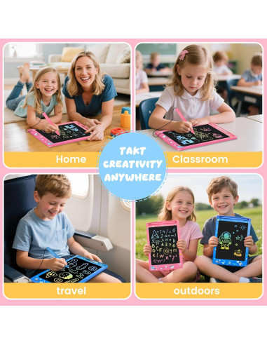 Paquete de 2 Tablets de Escritura LCD Glochin 8.5" Borrables