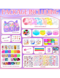 Kit de Burbujas de Cinta Nano Jimcii 6PCS para Niños 2