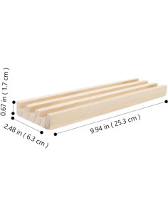 Bandejas de Dominó de Madera Antideslizantes 2 Pcs - Abaodam 2