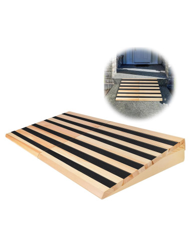 Rampa de Umbral de Madera Yeezoo 90 cm x 10.2 cm 362.9 kg