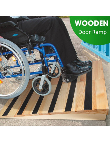 Rampa de Umbral de Madera Yeezoo 90 cm x 10.2 cm 362.9 kg