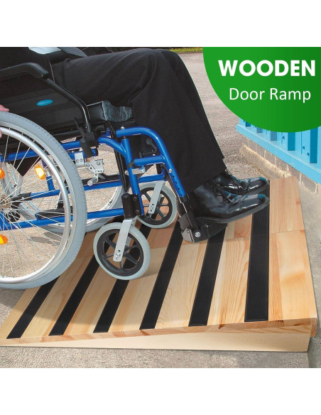 Rampa de Umbral de Madera Yeezoo 90 cm x 10.2 cm 362.9 kg