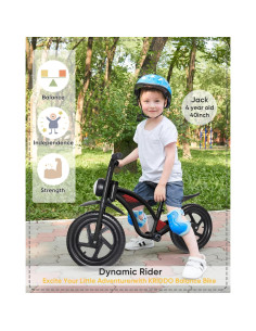 Bicicleta de Equilibrio KRIDDO para Niños 2-5 Años con Luz 2