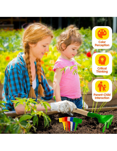 Juego de Herramientas de Jardín para Niños Ielek 8 Piezas