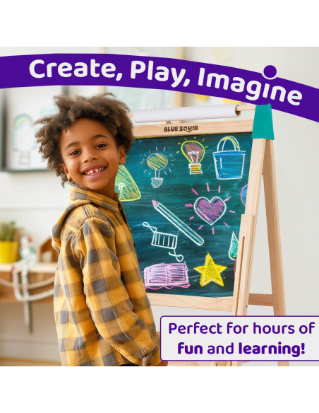 Caballete de Arte Blue Squid Verde Ajustable +100 Accesorios