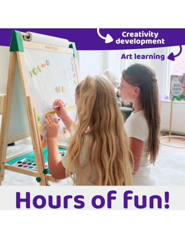 Caballete de Arte Blue Squid Verde Ajustable +100 Accesorios