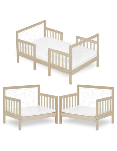 Cama Convertible Dream On Me Star 3 en 1 Roble 11.8 kg