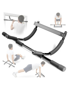 Barra de Dominadas Sagler para Puerta Ajustable - 181 kg