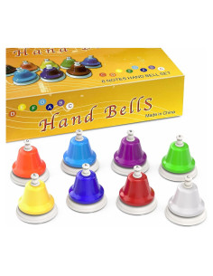 Campanas de Escritorio Facmogu 8 Notas Diatónicas Metal 200g