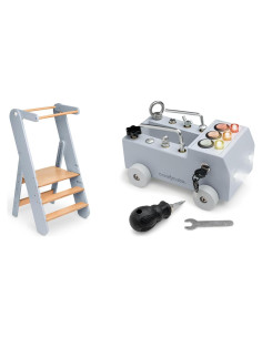 Escalera Multiusos para Niños Comfy Cubs + Tablero Ocupado