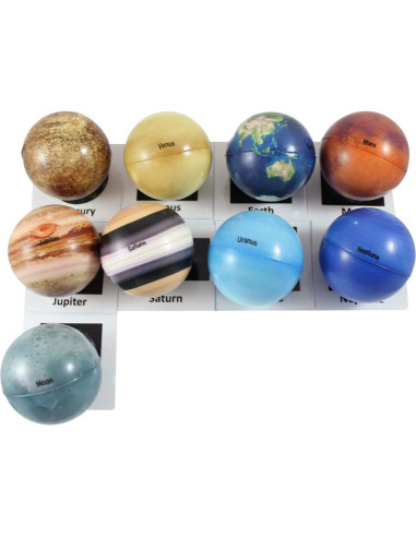 Conjunto de Pelotas de Estrés Sistema Solar Mentes Curiosas