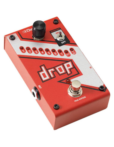 Pedal de Afinación Polifónica DigiTech DROP 9V Rojo