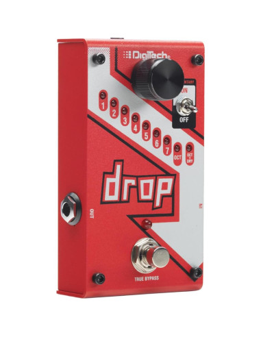 Pedal de Afinación Polifónica DigiTech DROP 9V Rojo