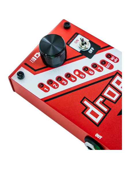 Pedal de Afinación Polifónica DigiTech DROP 9V Rojo