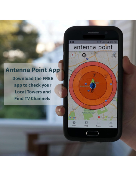 Antena HDTV Exterior Antenas Direct DB8e 70 Millas 4K 8K