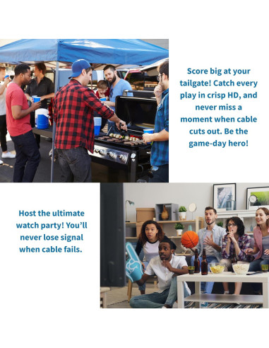 Antena HDTV Exterior Antenas Direct DB8e 70 Millas 4K 8K