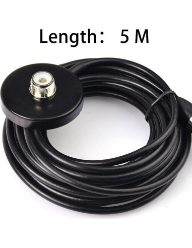 Antena Banda Dual TengKo HH-N2RS 400-470MHz VHF UHF con Base Magnética