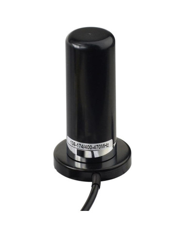 Antena Banda Dual TengKo HH-N2RS 400-470MHz VHF UHF con Base Magnética