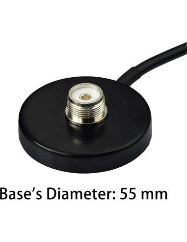 Antena Banda Dual TengKo HH-N2RS 400-470MHz VHF UHF con Base Magnética