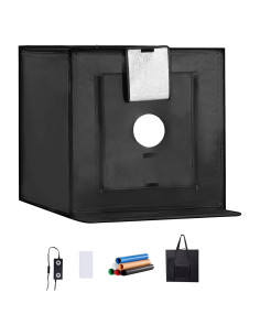 Caja de Luz Fotográfica Happybuy 50x50cm 160 LED 3000-5600K